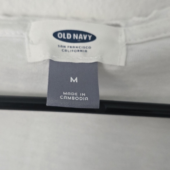 Old Navy White Eyelet Women's Top Size M - Picture 4 of 8